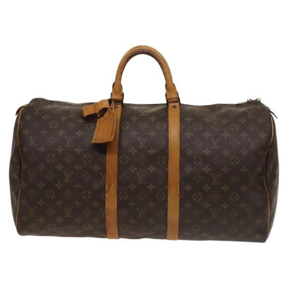LOUIS VUITTON Monogram Keepall 55 Boston Bag M41424 - Picture 13 of 16